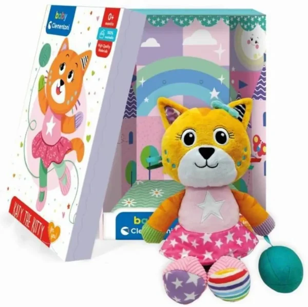 Clementoni Baby - Pluchen Knuffel Katy de Kat