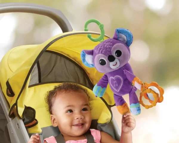 VTech Knuffie Mijn Koalavriendje - Interactief Speelgoed - met Bevestigingsring & Klittenband - 3 tot 24 maanden