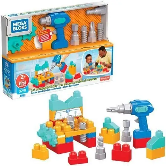 mega bloks lil building drill set