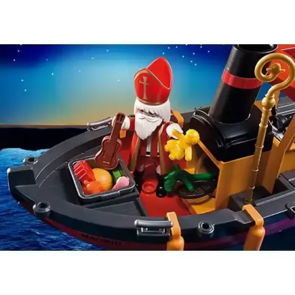 stoomboot.2 Playmobil 5206 Stoomboot Van Sinterklaas En Piet