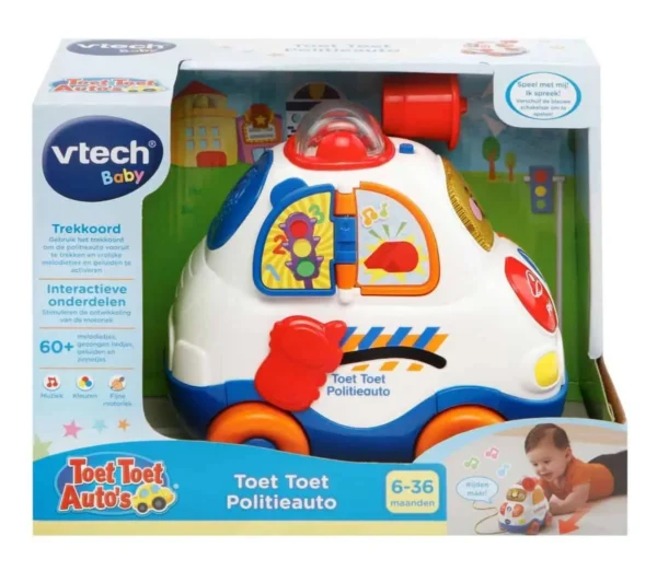 1200x1043 VTech Baby Toet Toet Politieauto - Educatief Babyspeelgoed - Interactieve Speelgoed Auto - met Geluid