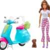 1200x1090 Barbie Fashionistas Barbie met Scooter & Puppy