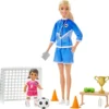 1200x1183 Barbie Sport Voetbalcoach Speelset - Barbie Pop met Accessoires