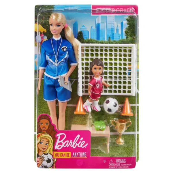 1200x1200 (51) Barbie Sport Voetbalcoach Speelset - Barbie Pop met Accessoires