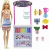 Barbie Smoothiebar Speelset - Barbie Pop met Bekers, Fruit en Smoothiebar