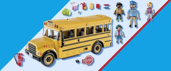 1200x496 PLAYMOBIL City Life Amerikaanse schoolbus - 70983