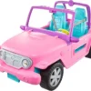 Barbie - Jeep Offroad 4 x 4 met 2 Barbiepoppen