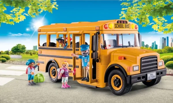 1200x715 PLAYMOBIL City Life Amerikaanse schoolbus - 70983