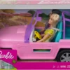 Barbie - Jeep Offroad 4 x 4 met 2 Barbiepoppen