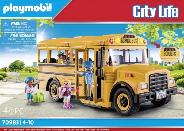 1200x855 PLAYMOBIL City Life Amerikaanse schoolbus - 70983