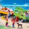 PLAYMOBIL Gezinswagen met boot - 4144