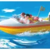 PLAYMOBIL Gezinswagen met boot - 4144
