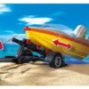 PLAYMOBIL Gezinswagen met boot - 4144
