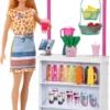 Barbie Smoothiebar Speelset - Barbie Pop met Bekers, Fruit en Smoothiebar