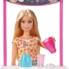 Barbie Smoothiebar Speelset - Barbie Pop met Bekers, Fruit en Smoothiebar