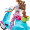 890x1200 Barbie Fashionistas Barbie met Scooter & Puppy