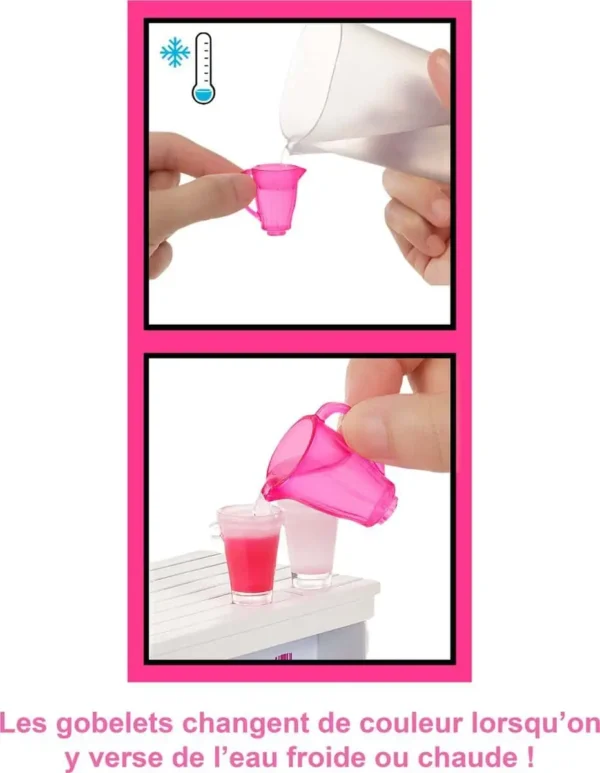 Barbie Smoothiebar Speelset - Barbie Pop met Bekers, Fruit en Smoothiebar