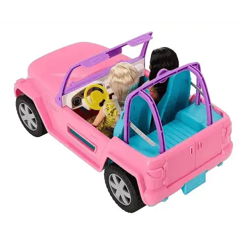 Barbie - Jeep Offroad 4 x 4 met 2 Barbiepoppen