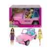 Barbie - Jeep Offroad 4 x 4 met 2 Barbiepoppen
