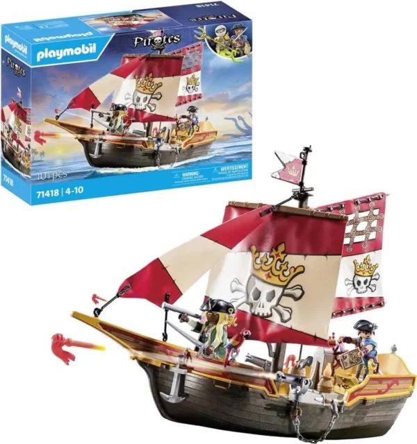 1125x1200 PLAYMOBIL Pirates Piratenschip - 71418