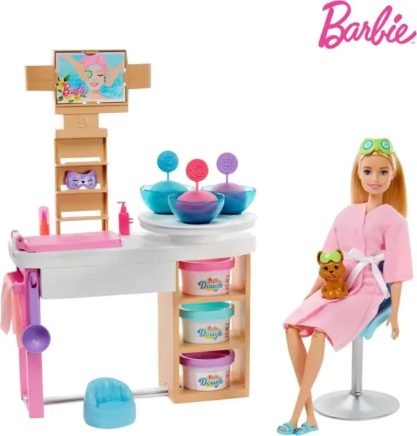 Barbie - Gezichtsmasker - Spadagje Speelset - Barbiepop