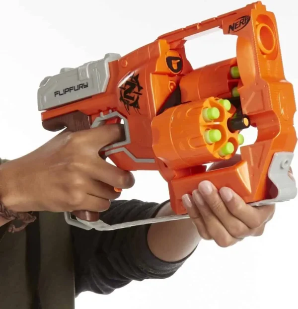 NERF Zombie Strike FlipFury - Blaster