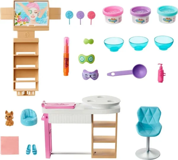 Barbie - Gezichtsmasker - Spadagje Speelset - Barbiepop