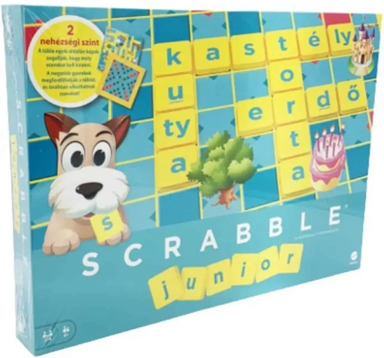 Mattel Games Scrabble Junior – Familie bordspel – Nederlandse editie