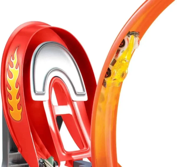 Hot Wheels Action Powershift Raceway inclusief 5 Auto's - Racebaan