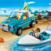 Playmobil Pick-up met speedboot met onderwatermotor