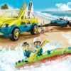 1200x813 PLAYMOBIL Family Fun Strandwagen met kano's - 70436