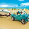 Playmobil Pick-up met speedboot met onderwatermotor