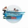 Playmobil Pick-up met speedboot met onderwatermotor