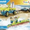 1200x878 PLAYMOBIL Family Fun Strandwagen met kano's - 70436