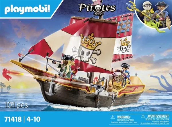 1200x884 PLAYMOBIL Pirates Piratenschip - 71418