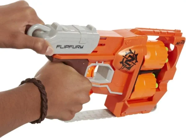 NERF Zombie Strike FlipFury - Blaster