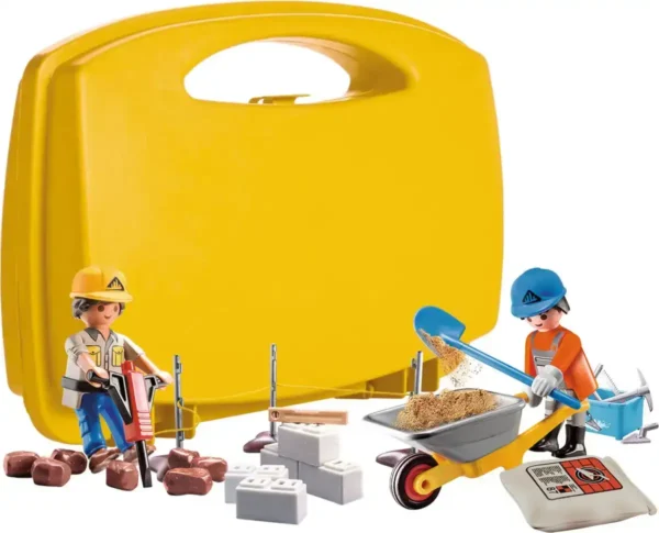 1200x970 PLAYMOBIL Koffertje bouwplaats - 70528