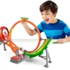 Hot Wheels Action Powershift Raceway inclusief 5 Auto's - Racebaan