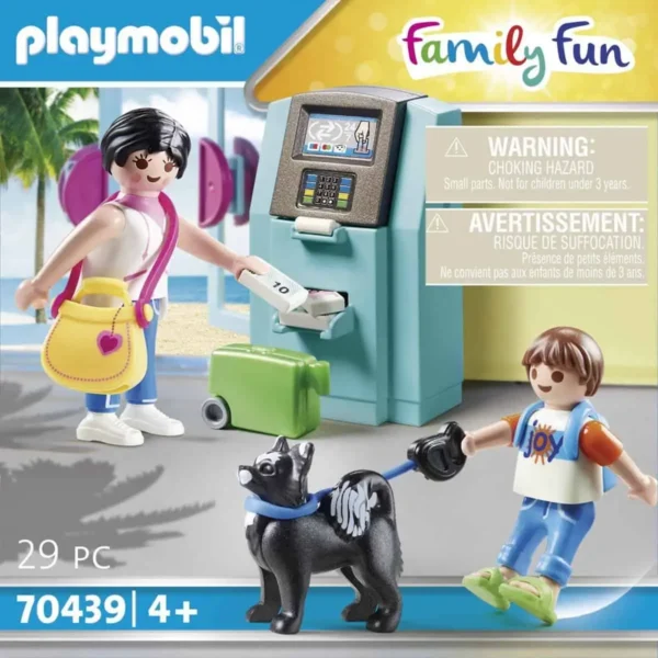 PLAYMOBIL Family Fun Vakantiegangers met geldautomaat - 70439