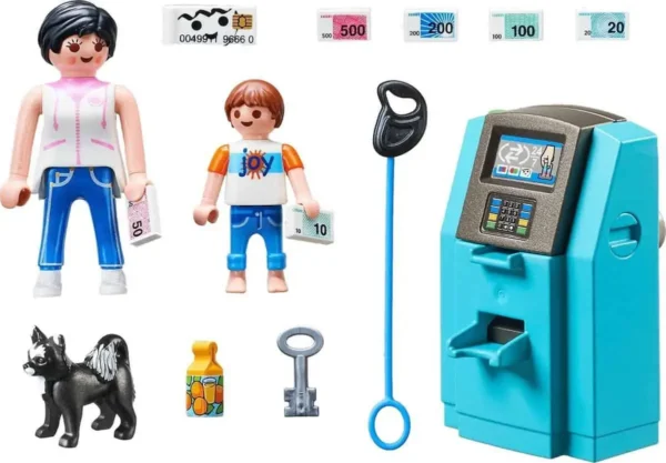 PLAYMOBIL Family Fun Vakantiegangers met geldautomaat - 70439