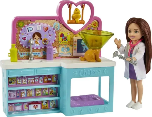 Barbie Chelsea Dierenarts - Speelfigurenset