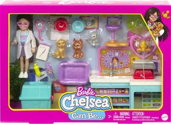 https://toystop.nl/product-categorie/barbie/Barbie Chelsea Dierenarts - Speelfigurenset