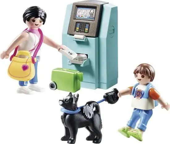 PLAYMOBIL Family Fun Vakantiegangers met geldautomaat - 70439