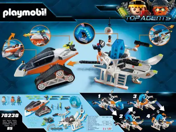 PLAYMOBIL Top Agents Spy Team commandoslee - 70230