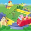 Peppa Pig: Peppa's Stad - Speelfiguren Wereld Speeltuin Auto