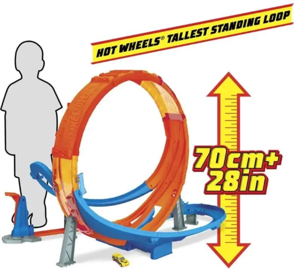 1200x1096 Hot Wheels Action Wervelende Looping - Racebaanset