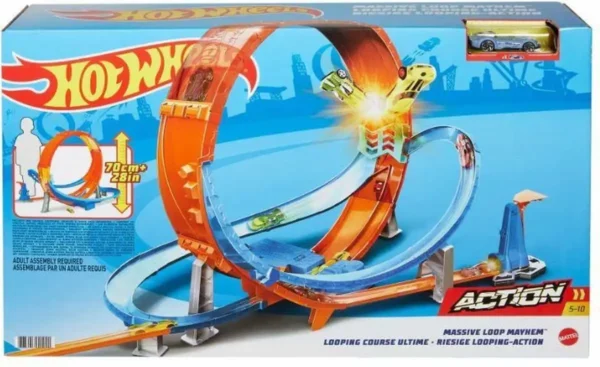 1200x734 Hot Wheels Action Wervelende Looping - Racebaanset