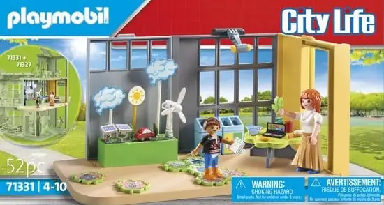 550x294 PLAYMOBIL City Life School Klimaatwetenschaplokaal - 71331