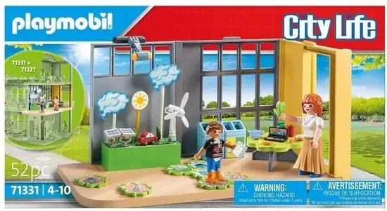550x301 PLAYMOBIL City Life School Klimaatwetenschaplokaal - 71331