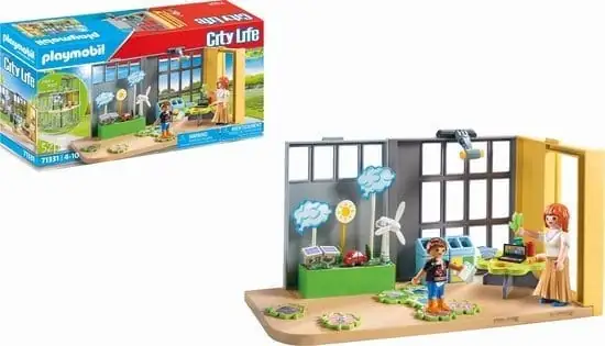 550x315 PLAYMOBIL City Life School Klimaatwetenschaplokaal - 71331